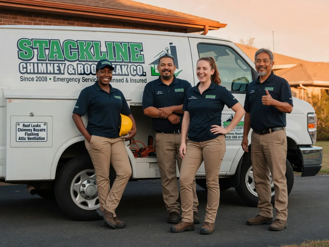 Chimney flashing repair company in Metamora, OH